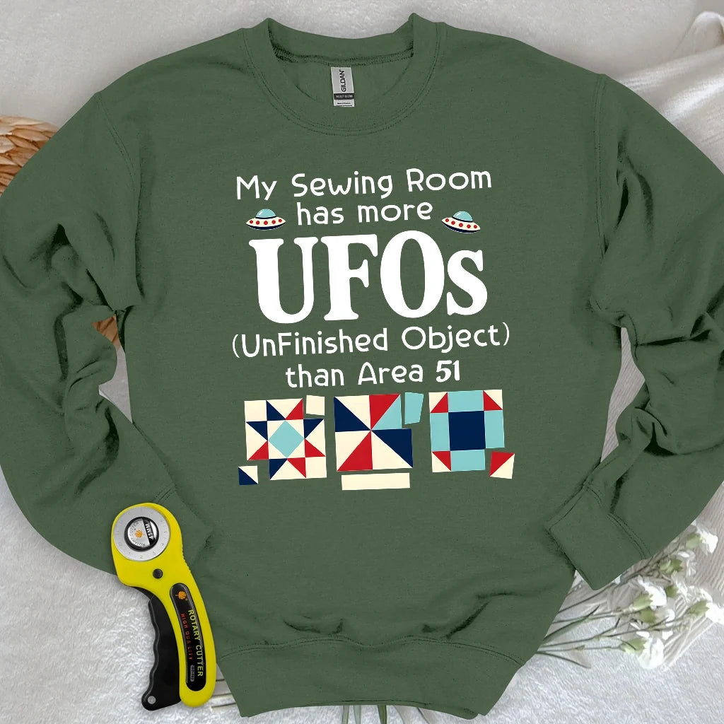 Sewing UFOs Sweatshirt