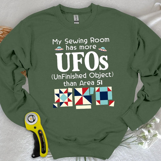 Sewing UFOs Sweatshirt