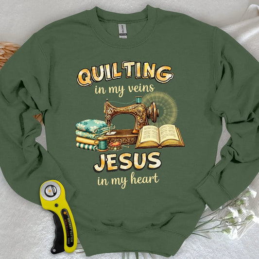 Sewn With Jesus Sweatshirt