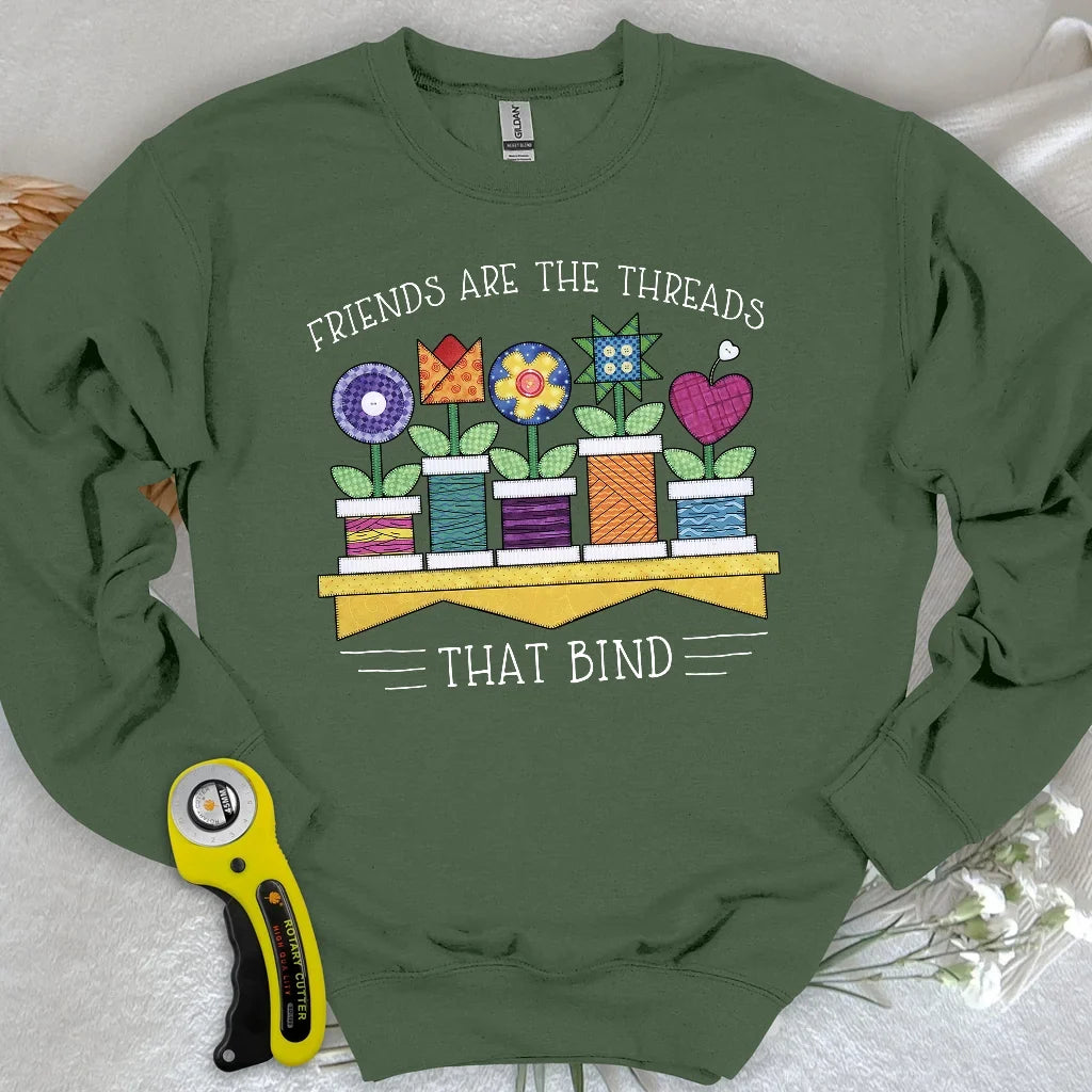 Spool Flowers Sweatshirt