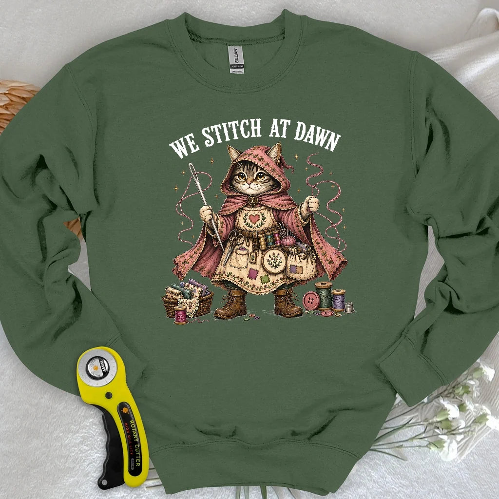 We Stitch At Dawn Sweatshirt