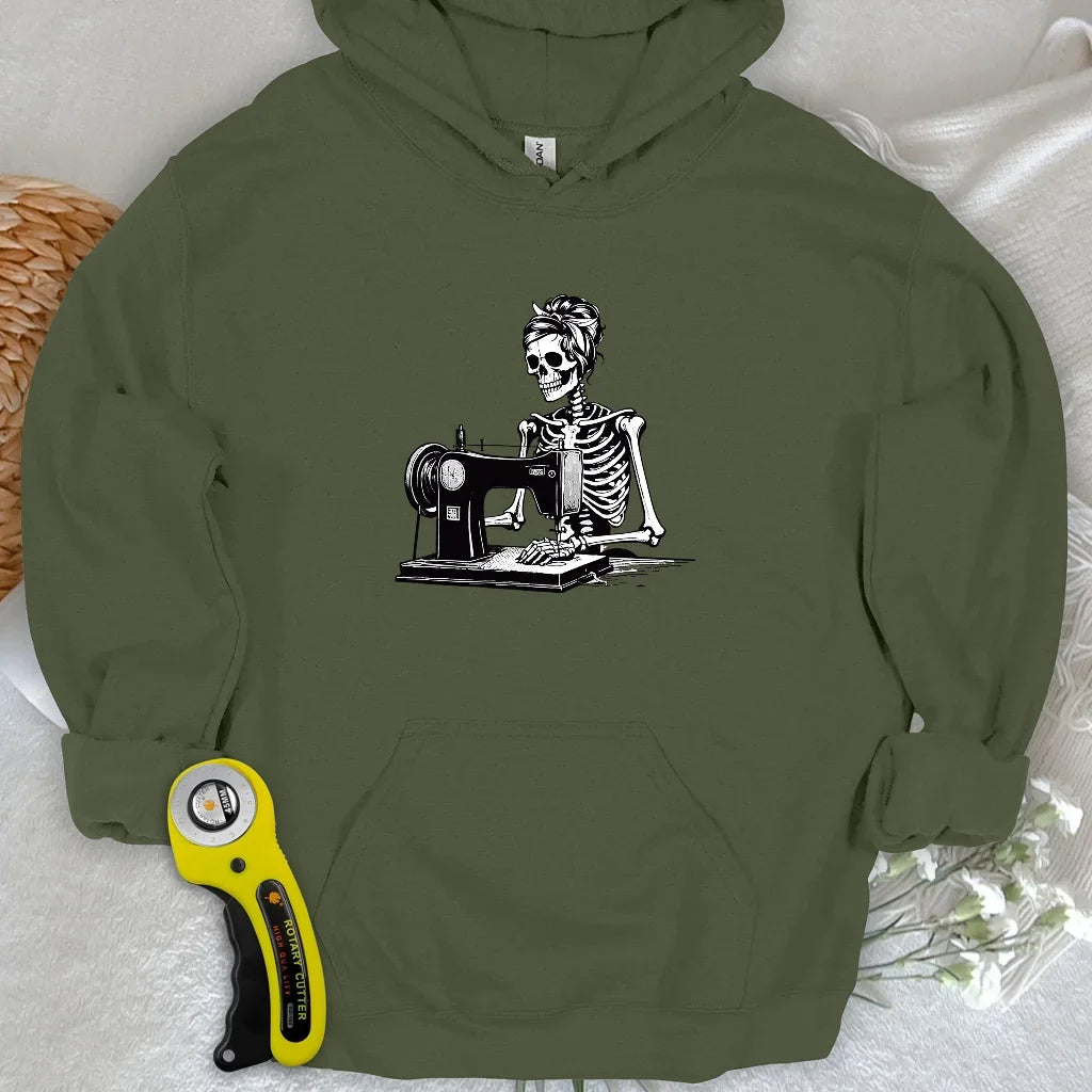Quilting Skeleton Hoodie
