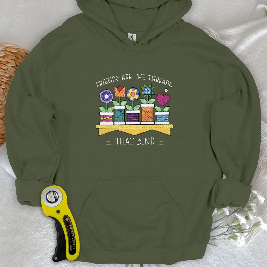 Spool Flowers Hoodie