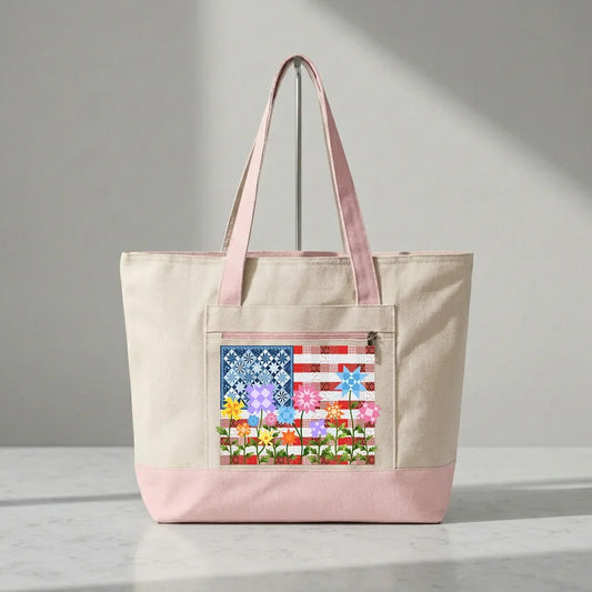 Stars, Stripes & Stitches Tote