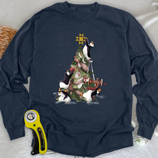Blizzard Quilt Crew Long Sleeve T-shirt