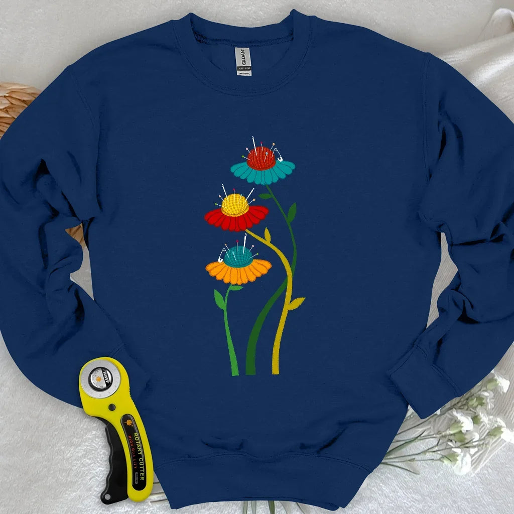 Blooming Pin Cushions Sweatshirt