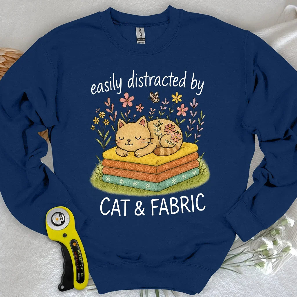 Cat Nap for Quilters Sweatshirt