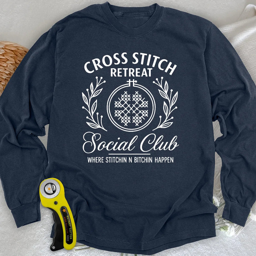 Cross Stitch Retreat Long Sleeve T-shirt