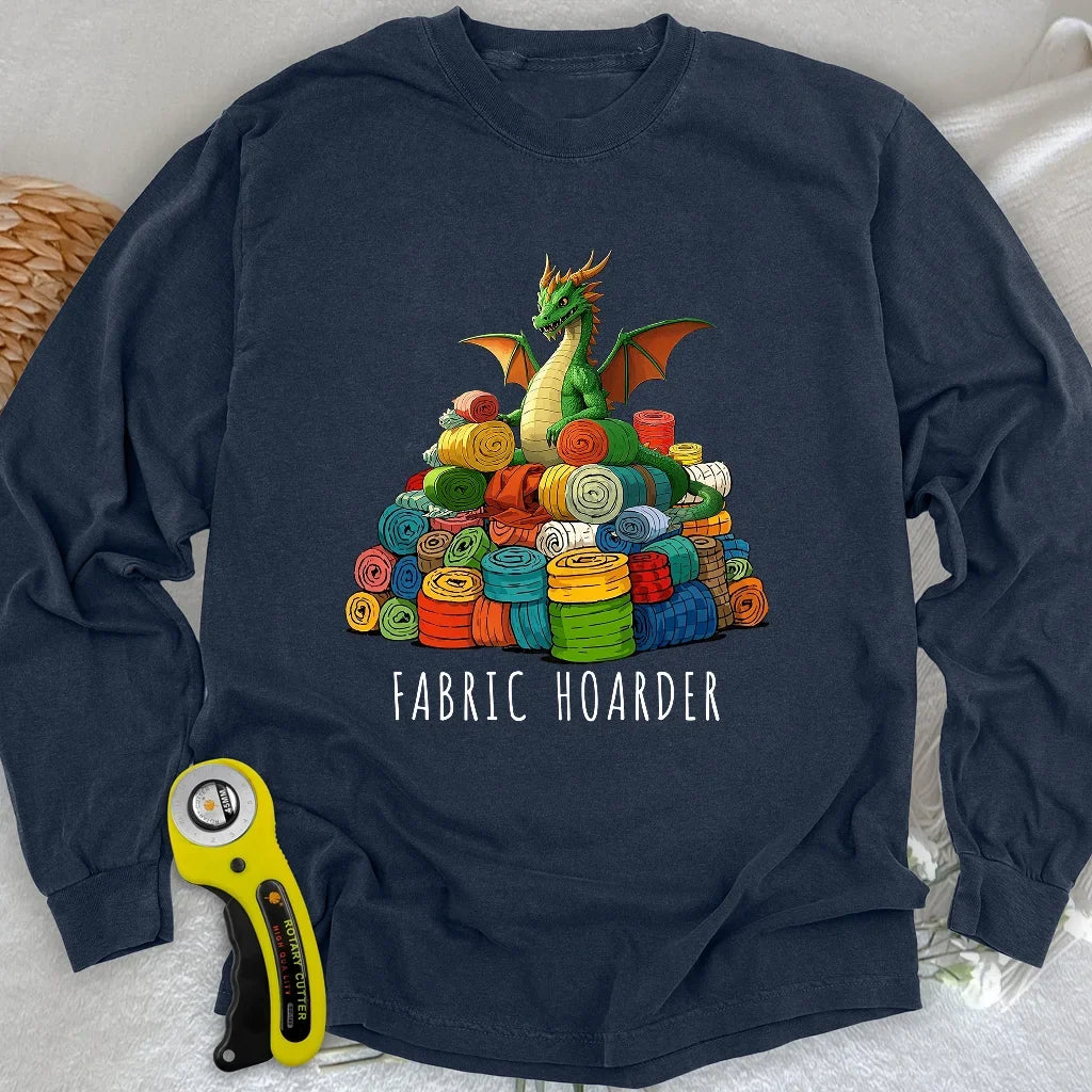 Dragon Fabric Hoarder Long Sleeve T-shirt