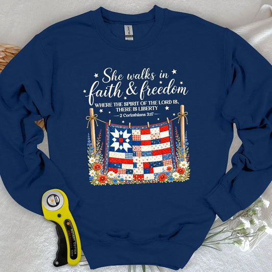 Faithfully Pieced Sweatshirt