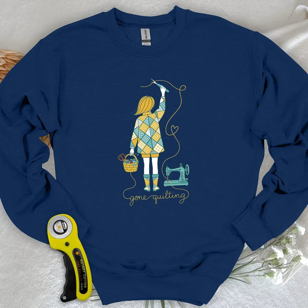 Gone quilting Sweatshirt
