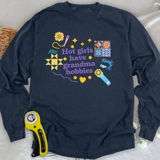 Grandma Hobbies Long Sleeve T-shirt