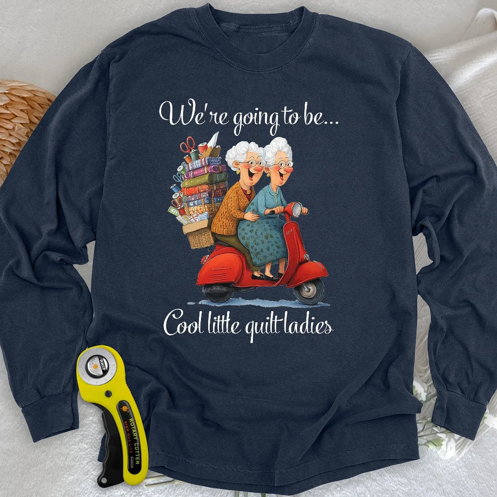 Little Quilt Ladies Long Sleeve T-shirt