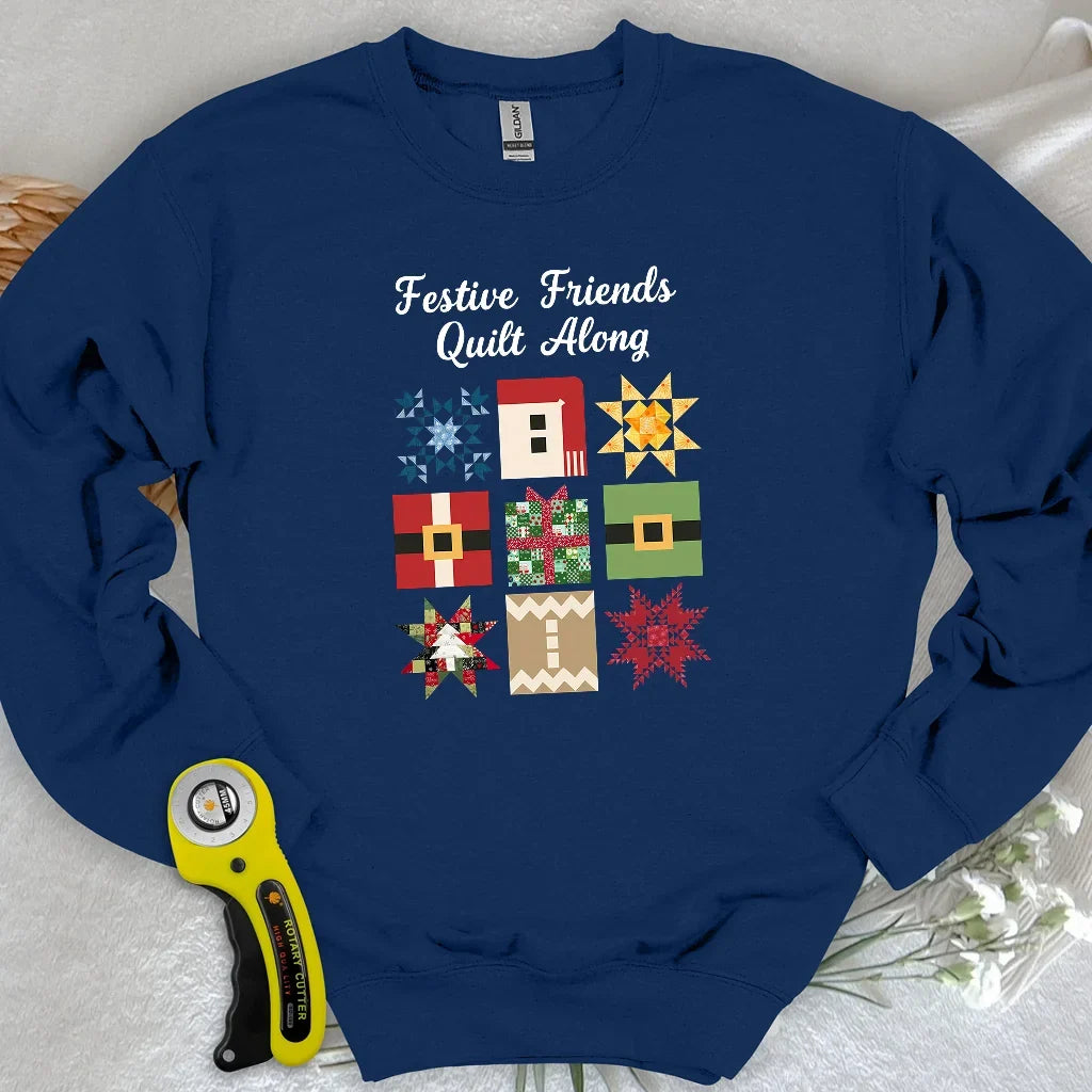 Merry Makers Quilt Sweatshirt