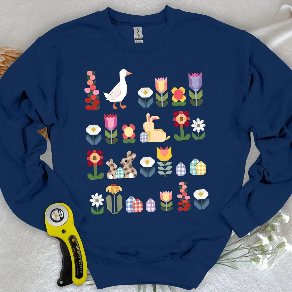 Patchwork Blooms Sweatshirt