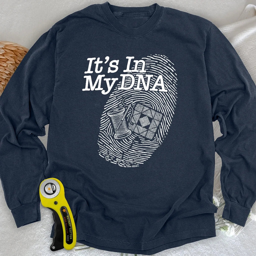Quilting DNA Long Sleeve T-shirt