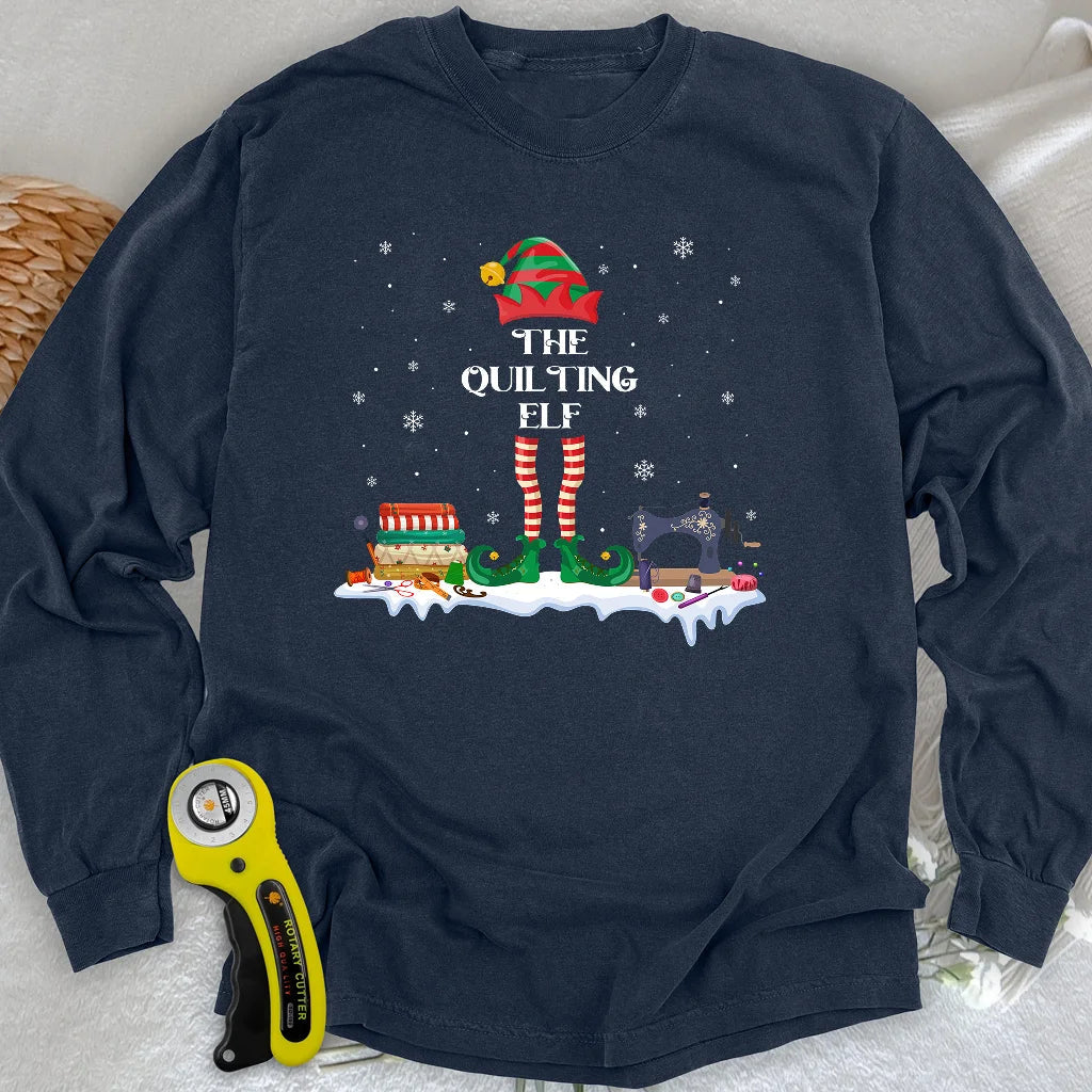 Quilting ELF Long Sleeve T-shirt