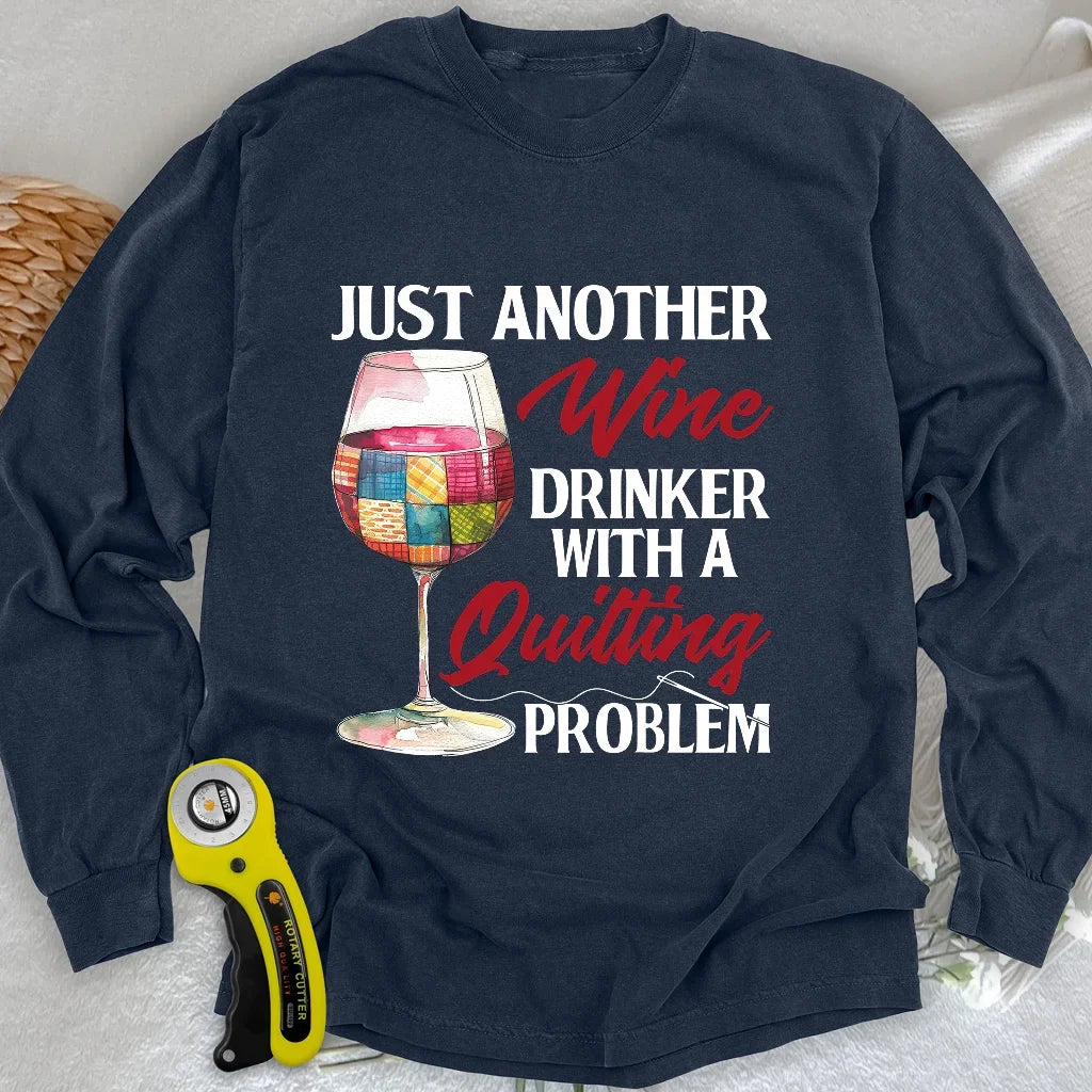 Quilting Problem Long Sleeve T-shirt