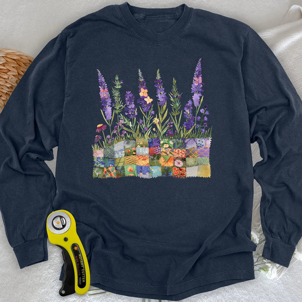 Quilting field Long Sleeve T-shirt