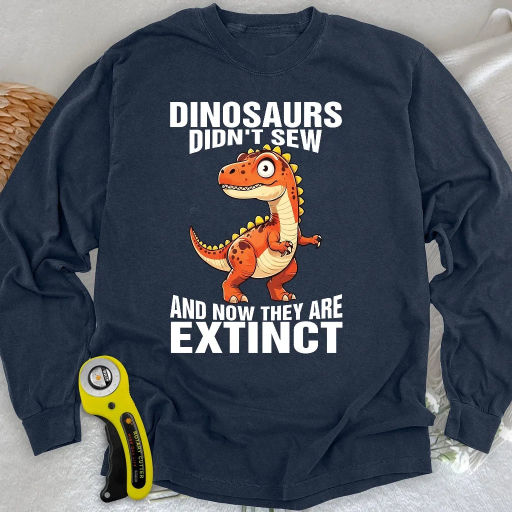 Sewing Extinction Long Sleeve T-shirt