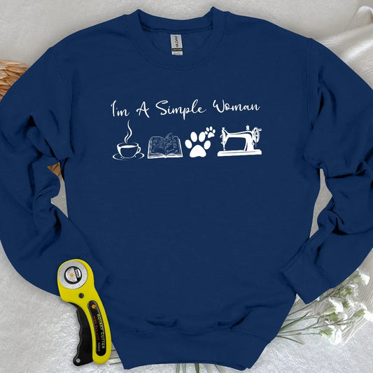 Sewing Woman Sweatshirt