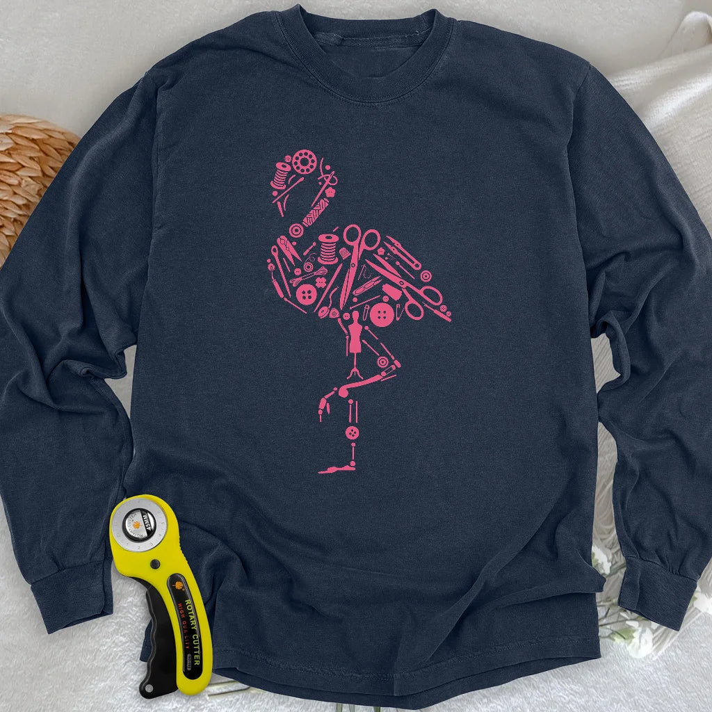 The Tailor's Flamingo Long Sleeve T-shirt
