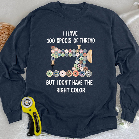 Threadful but Colorless Long Sleeve T-shirt