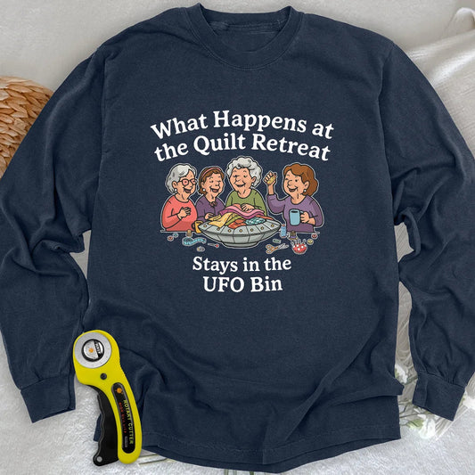 UFO Quilt Retreat Long Sleeve T-shirt