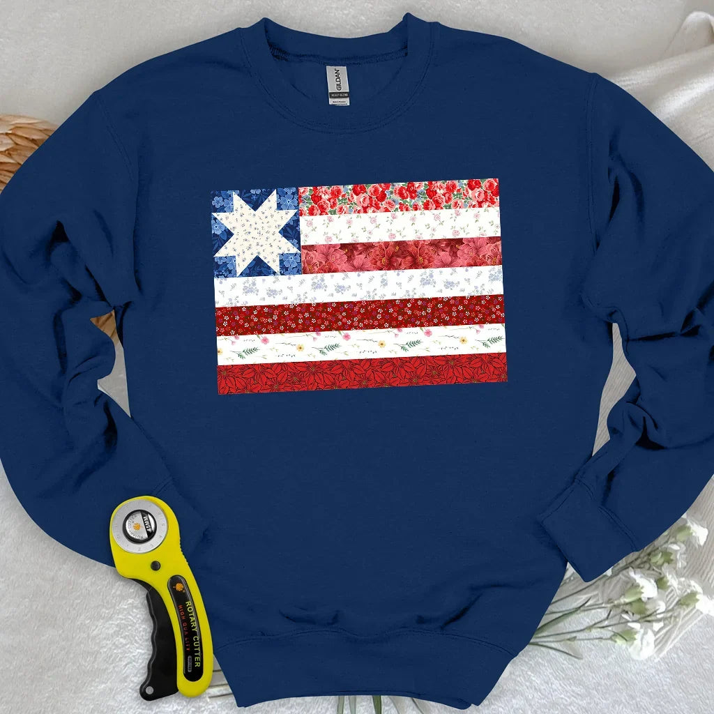 USA Star Flag Sweatshirt