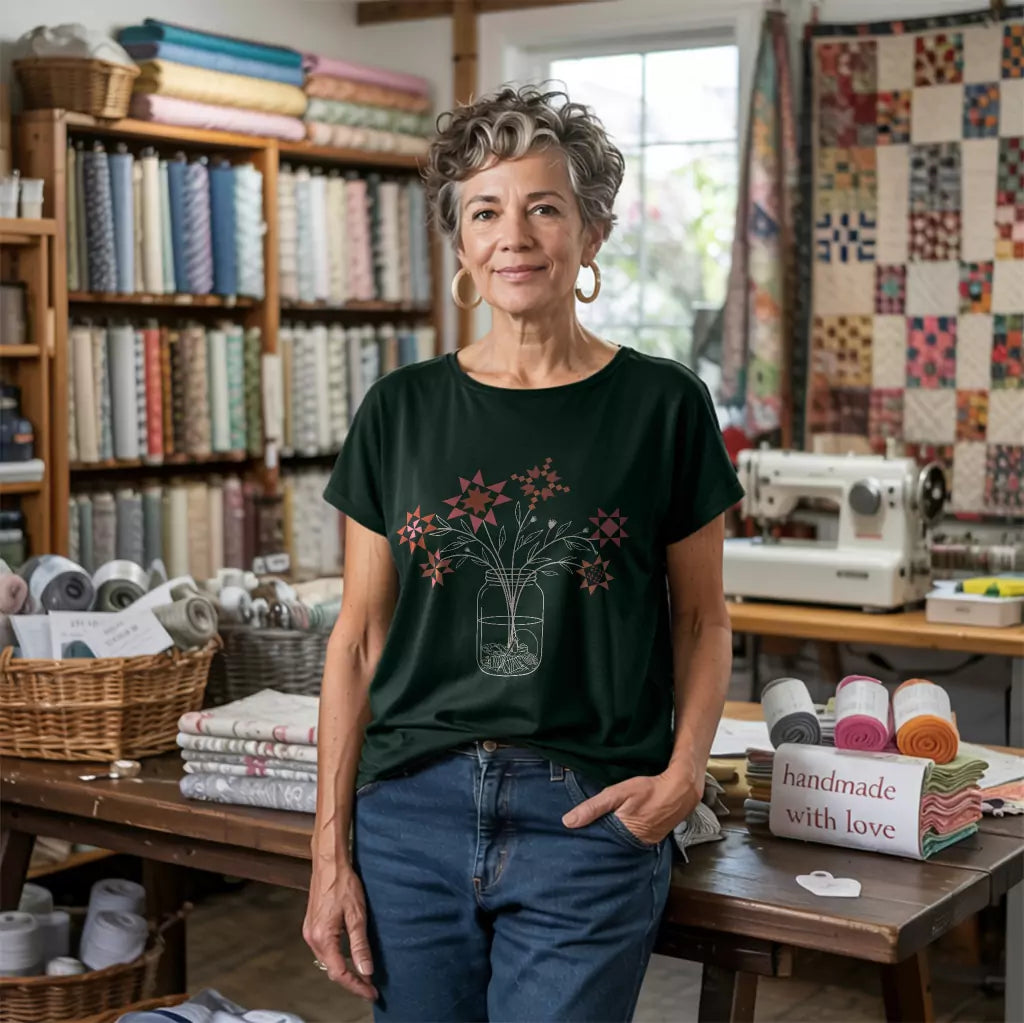 Patchwork Posy Jar T-shirt