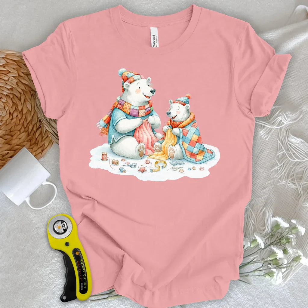 Beary Quilt Time T-shirt