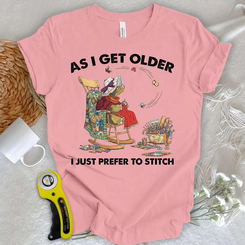 Just prefer to stitch T-shirt