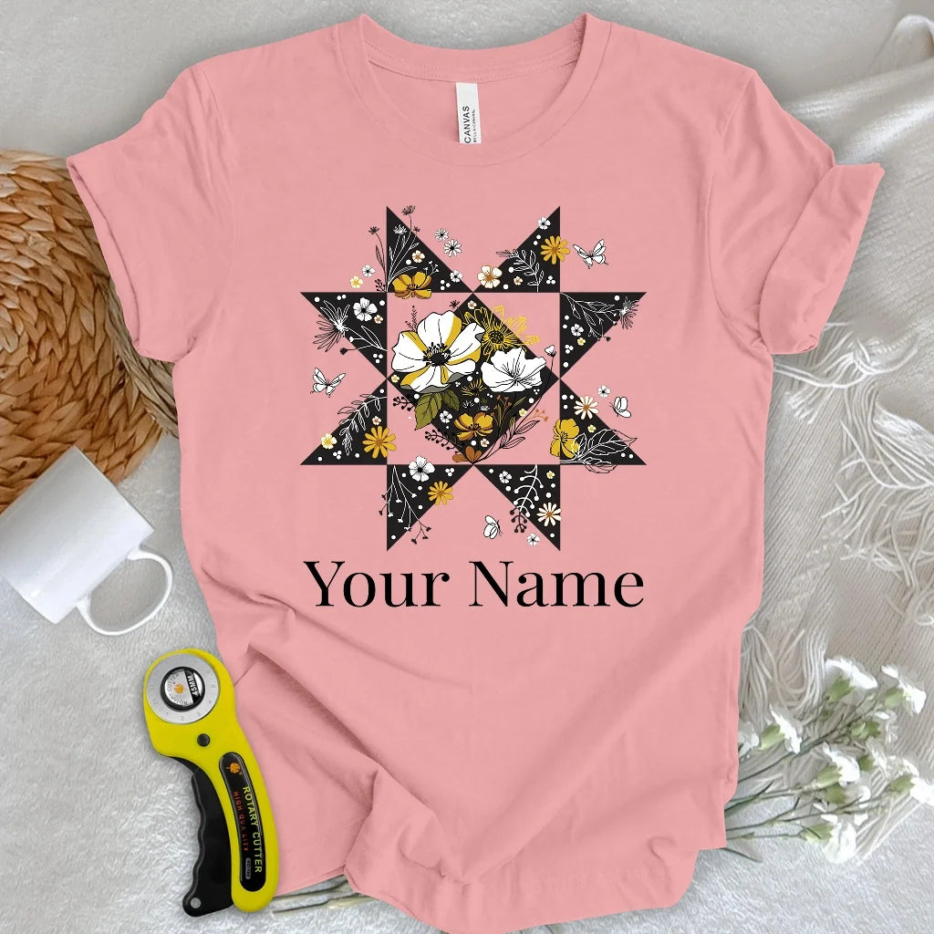 "Custom Name" Nature Block T-shirt