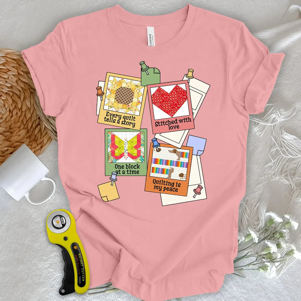 Pinned Quilt Stories T-shirt