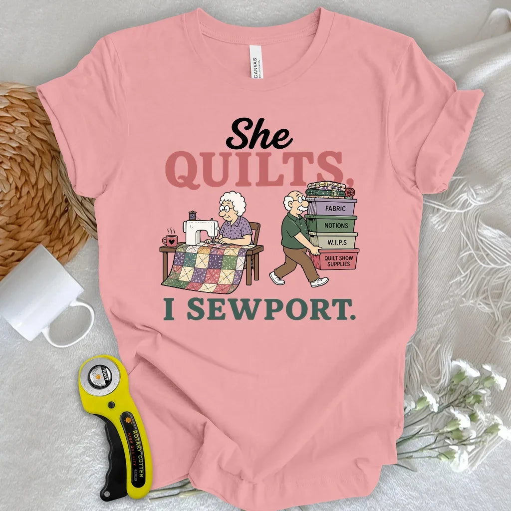 Proud Quilt Husband T-shirt