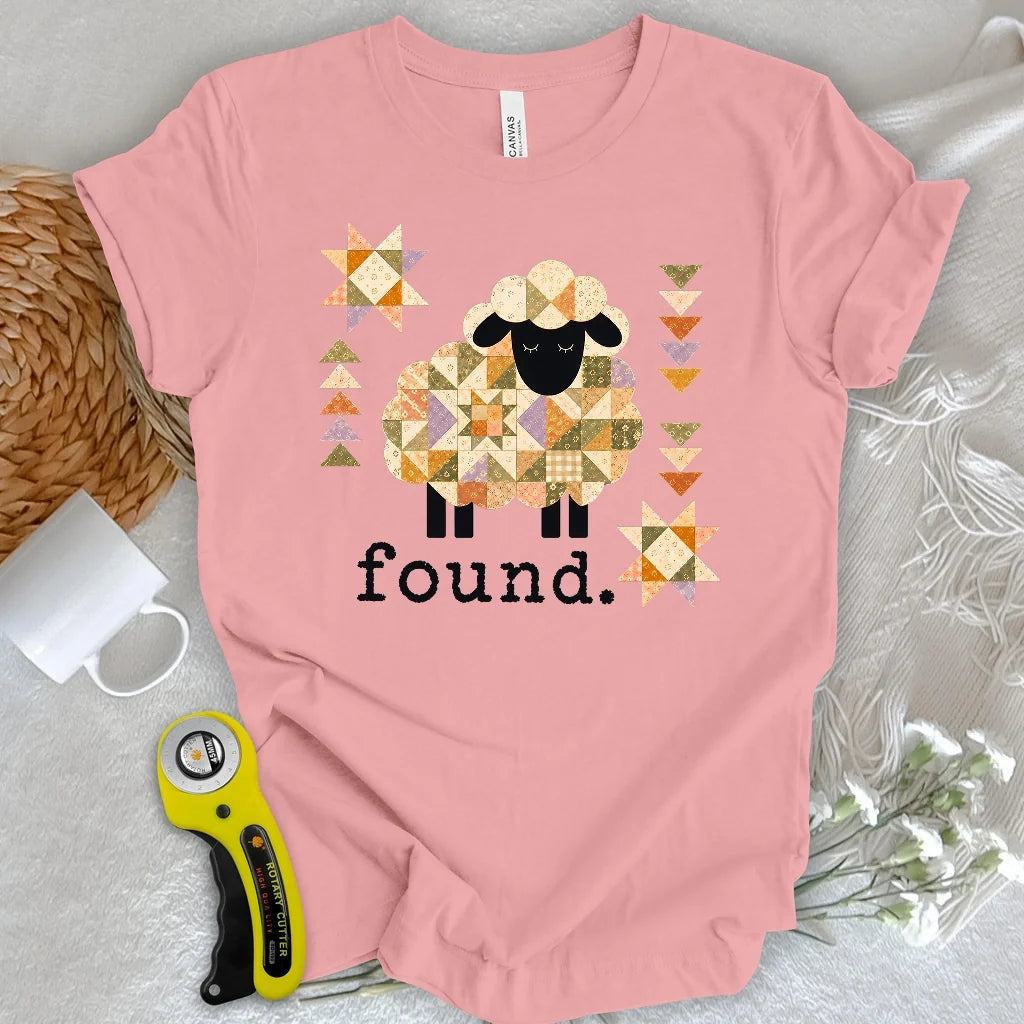 Psalm 23 Patchwork Sheep T-shirt
