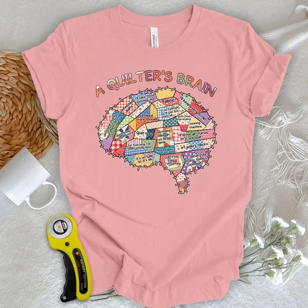Quilter's Brain T-shirt