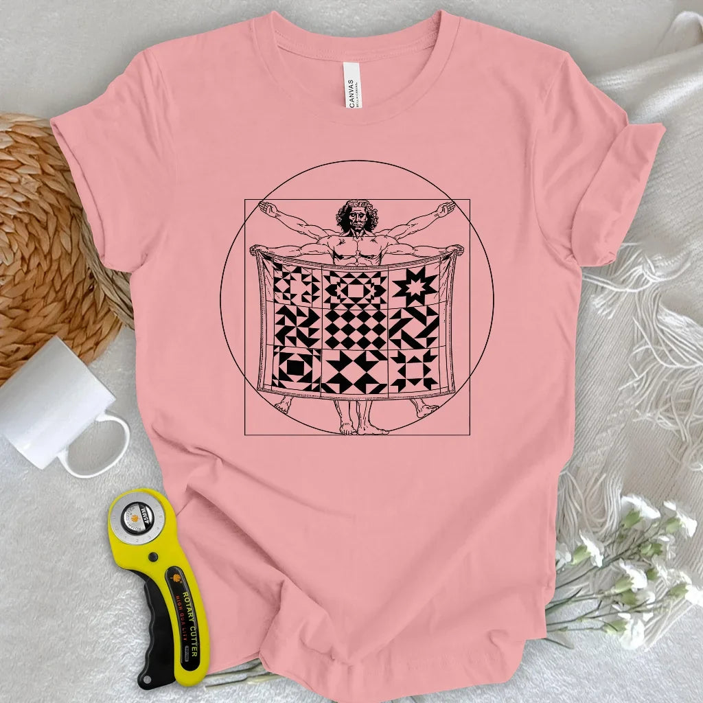 Vitruvian Quilter T-shirt