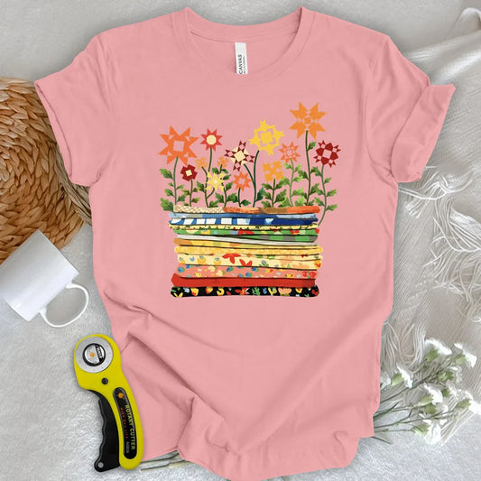 Where Quilts Bloom T-Shirt