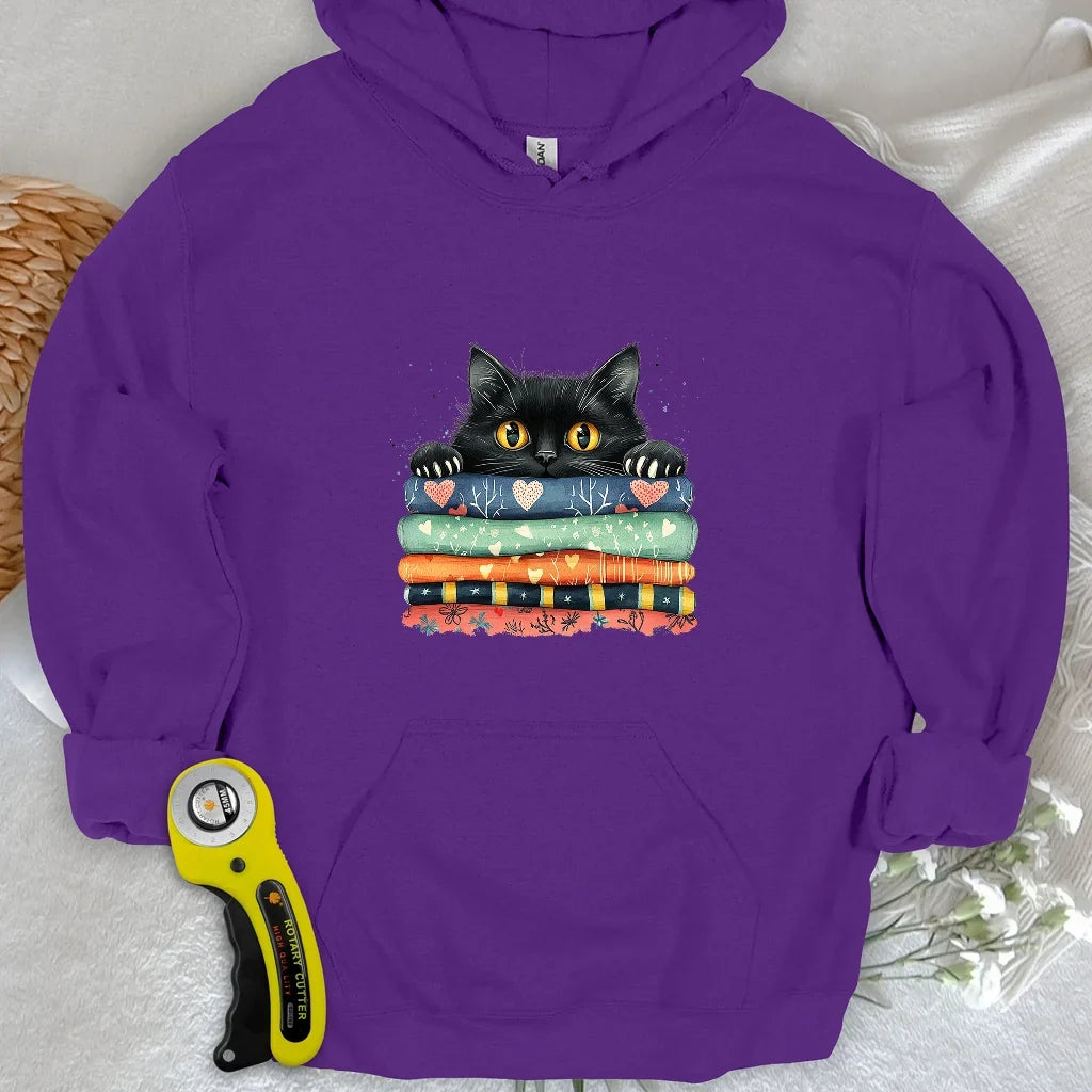 Cat On The Fabric Hoodie