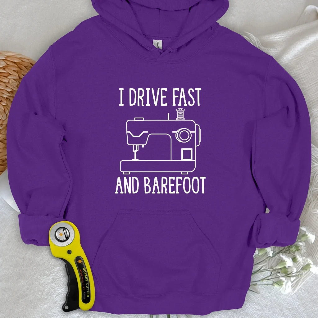 Drive Fast And Barefoot Hoodie