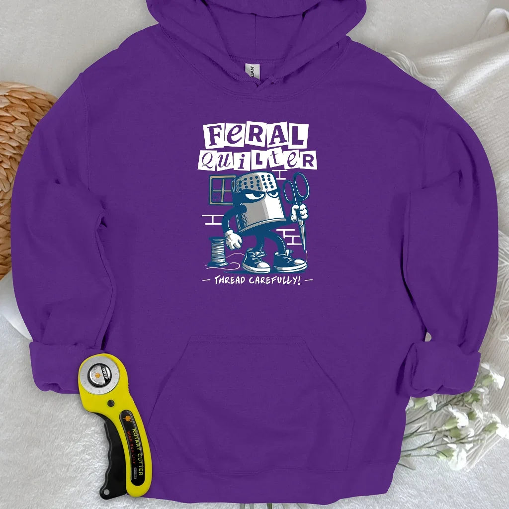 Feral Quilter Hoodie