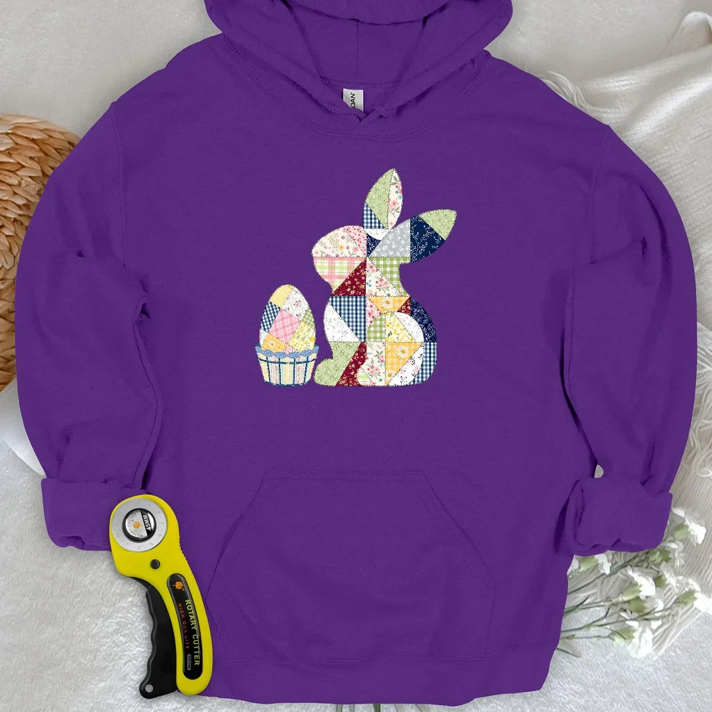 Patchwork Easter Bunny Hoodie