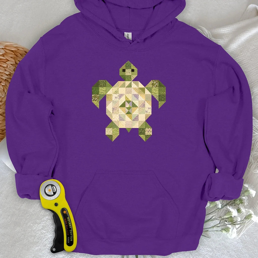 Patchwork Turtle Hoodie