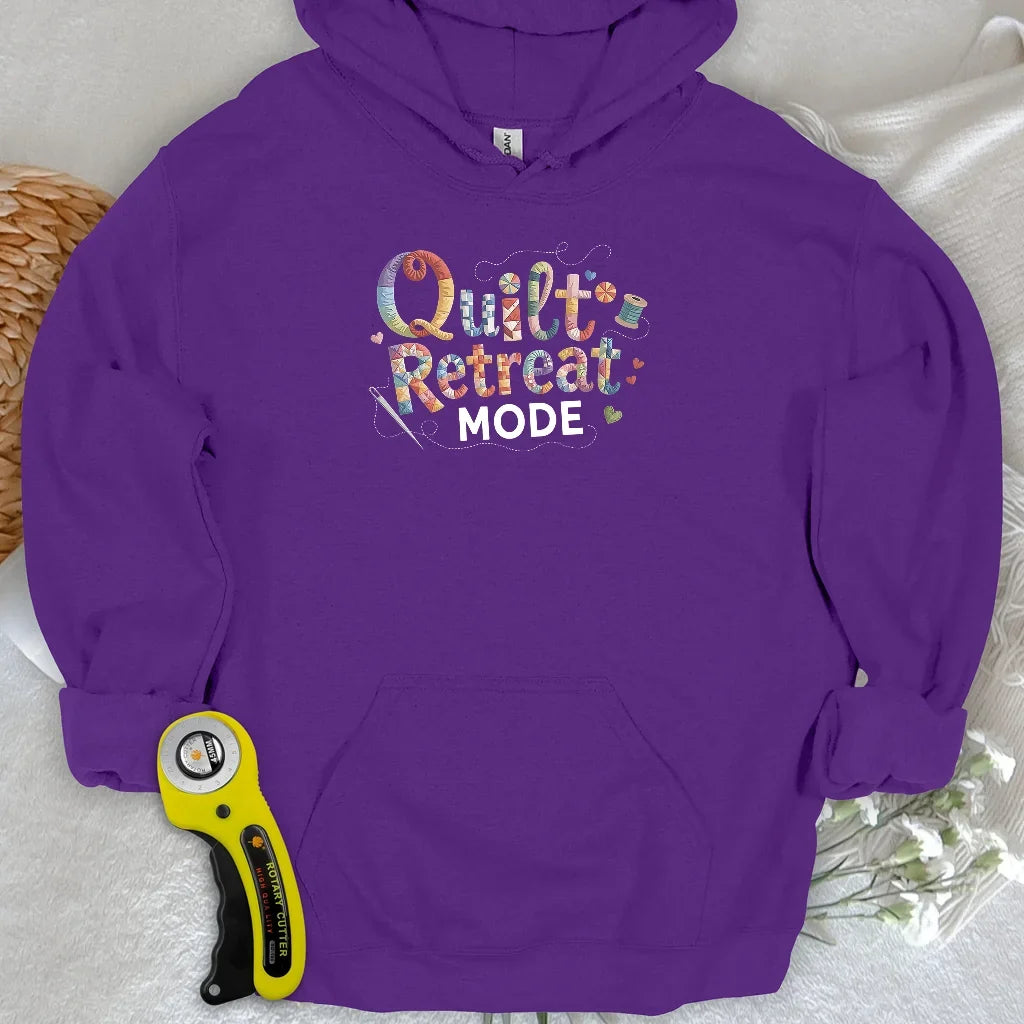 Quilt Retreat Mode Hoodie