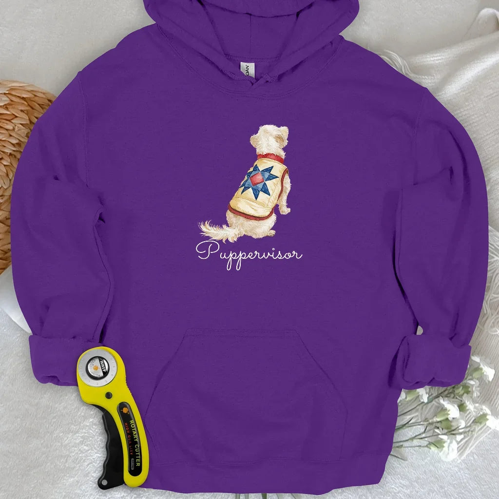 Quilty Pup Star Hoodie