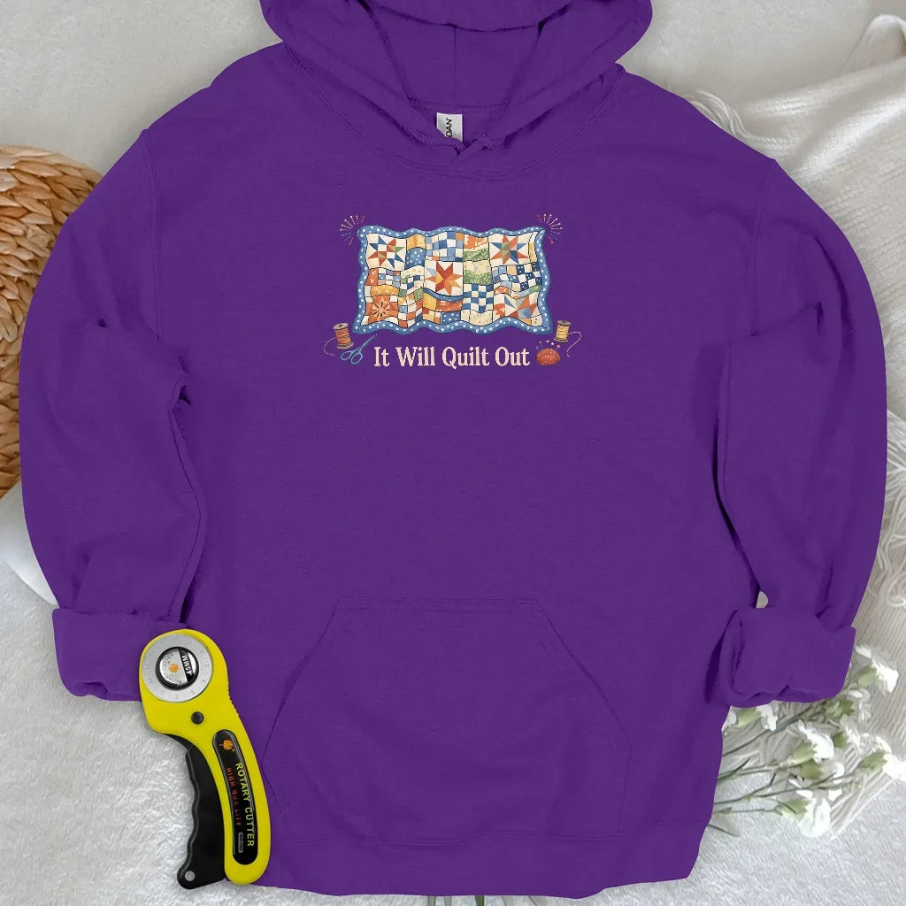 Relax… It Will Quilt Out Hoodie