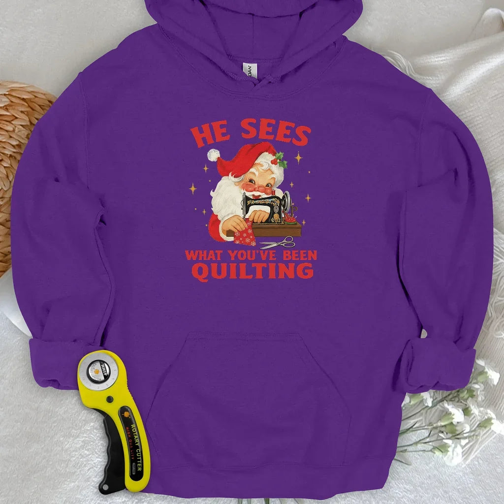 Santa Sees Hoodie