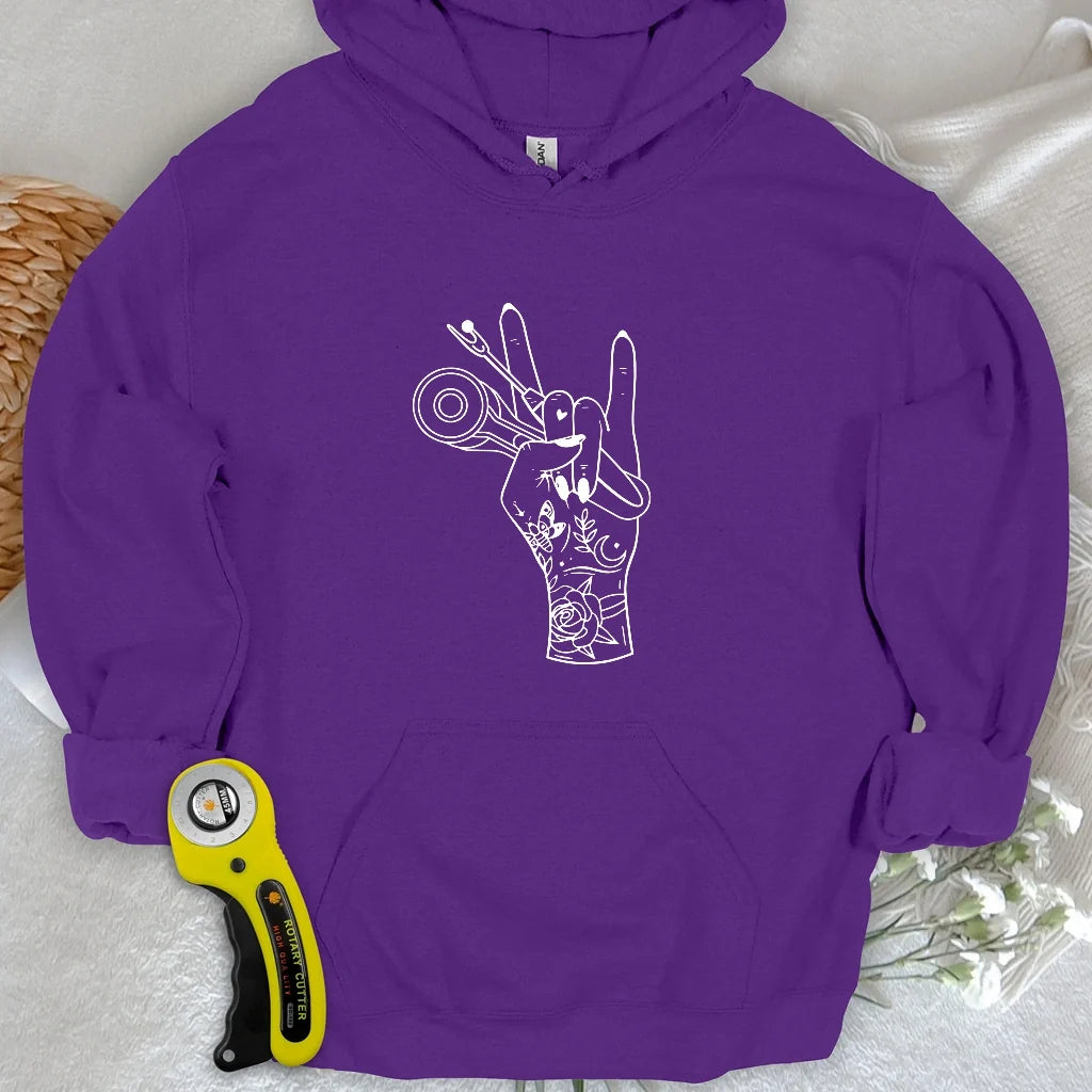 Sewing Rock Hoodie