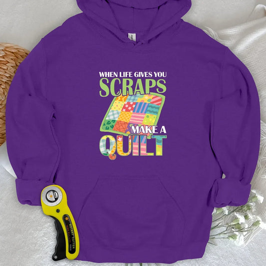 Turn Scraps To Quilt Hoodie